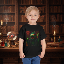 Load image into Gallery viewer, Cthulhu's ABCs Lead Singer - Toddler Short Sleeve Tee