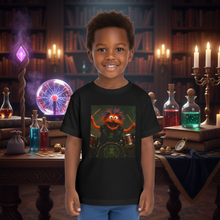 Load image into Gallery viewer, Cthulhu's ABCs Drummer - Toddler Short Sleeve Tee