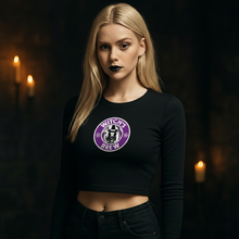 Load image into Gallery viewer, Witch's Brew Ladies Long Sleeve Baby Tee