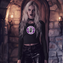 Load image into Gallery viewer, Witch's Brew Ladies Long Sleeve Baby Tee