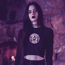 Load image into Gallery viewer, Witch's Brew Ladies Long Sleeve Baby Tee