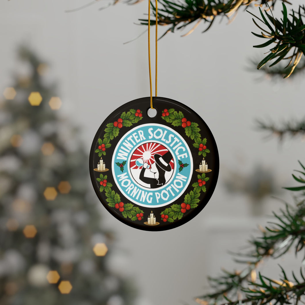 Winter Solstice Morning Potion Christmas Ornament