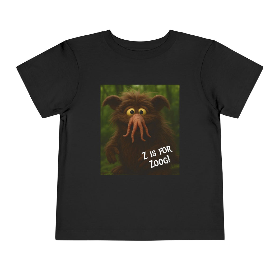 Cthulhu's ABCs Zoog - Toddler Short Sleeve Tee Shirt