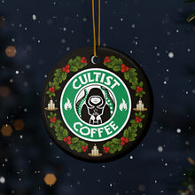 Load image into Gallery viewer, Cultist Coffee Christmas Ornament
