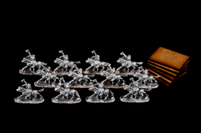 10mm Mounted Knights with Warhammers