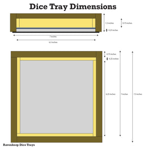Dice Tray - "Shining Trapezohedron"